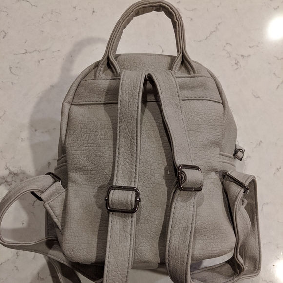 Gray Mini Backpack - Picture 2 of 3